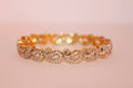 Gold-plated chain bracelet
